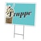 Signmission Frappe Yard Sign & Stake outdoor plastic coroplast window, C-1216 Frappe C-1216 Frappe - alternate 1